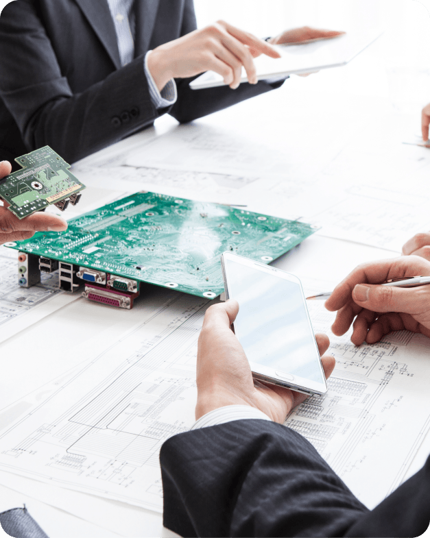 修理・実装作業の様子